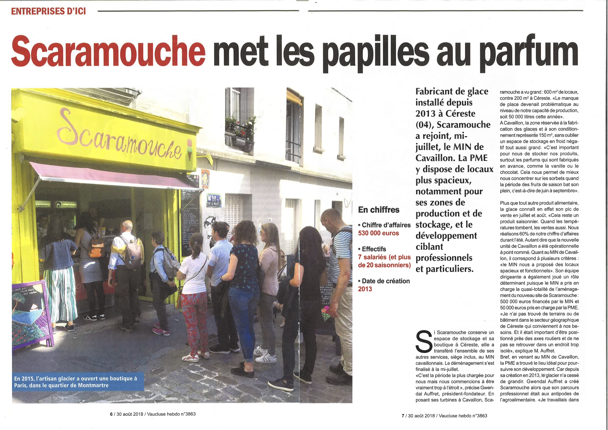 article scaramouche Vaucluse Hebdo