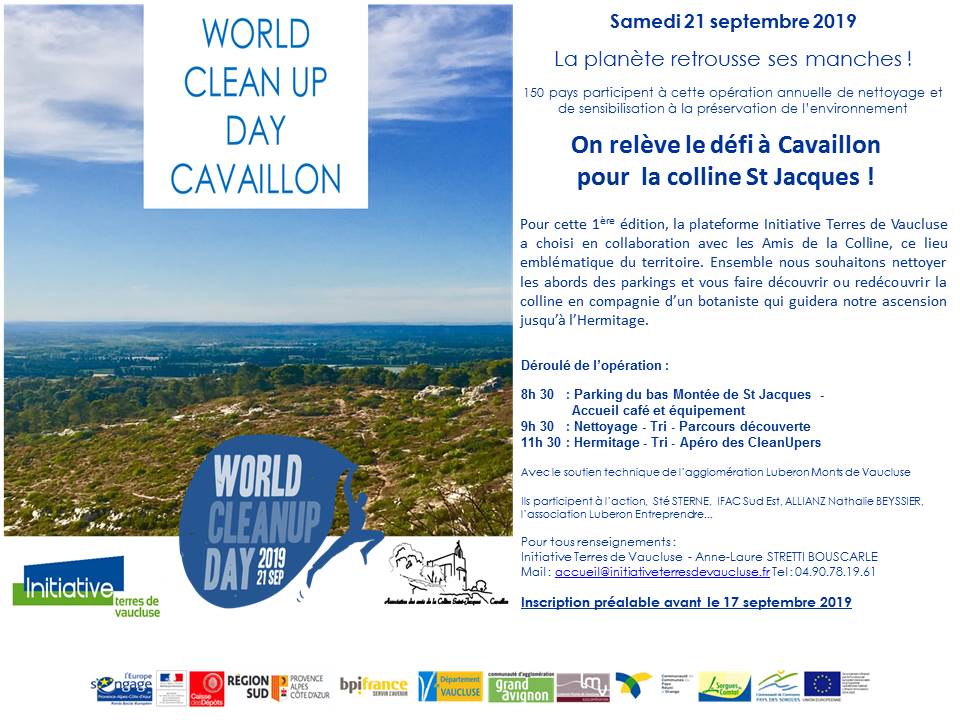 Initiative Terres de Vaucluse - World Cleanup Day